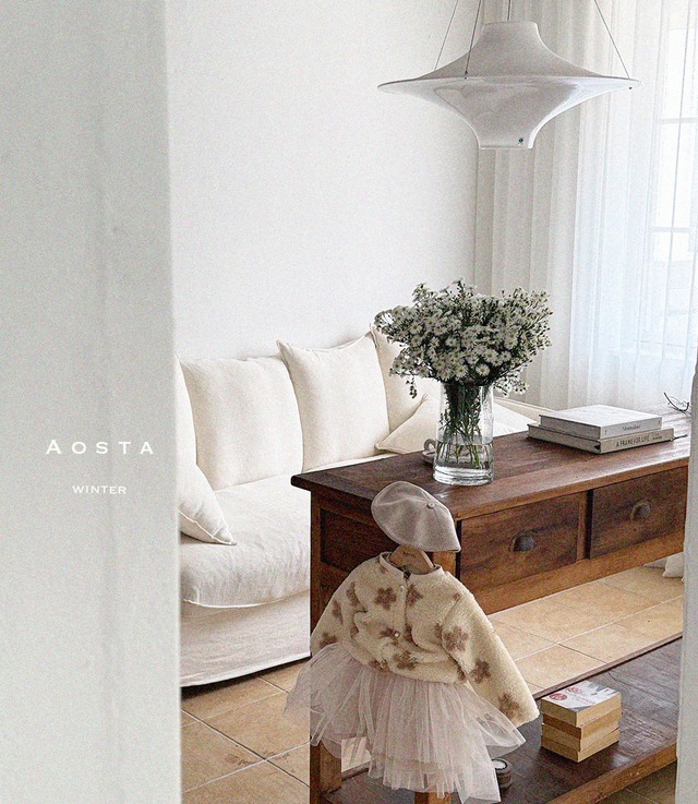 即納 ivory90,beige70 - camellia dress [ Aosta ]