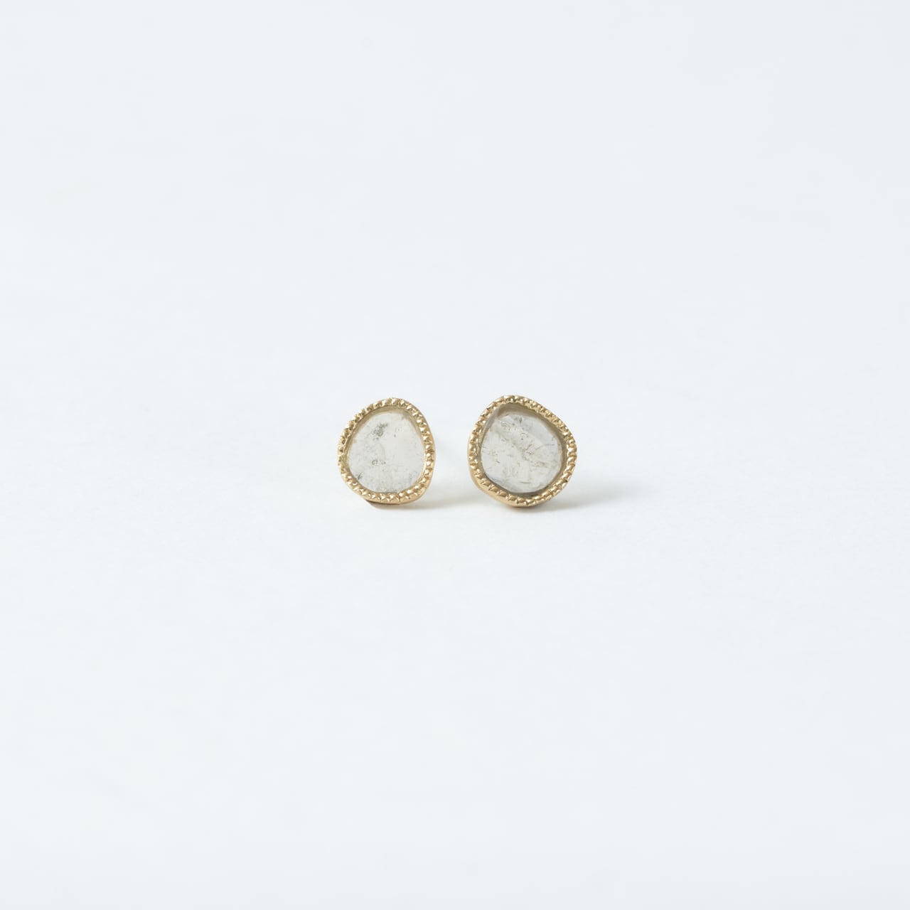 スライスダイヤモンドピアス