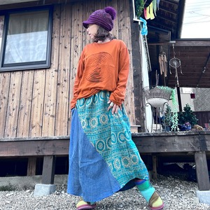 ヤク重ね着風スカート A