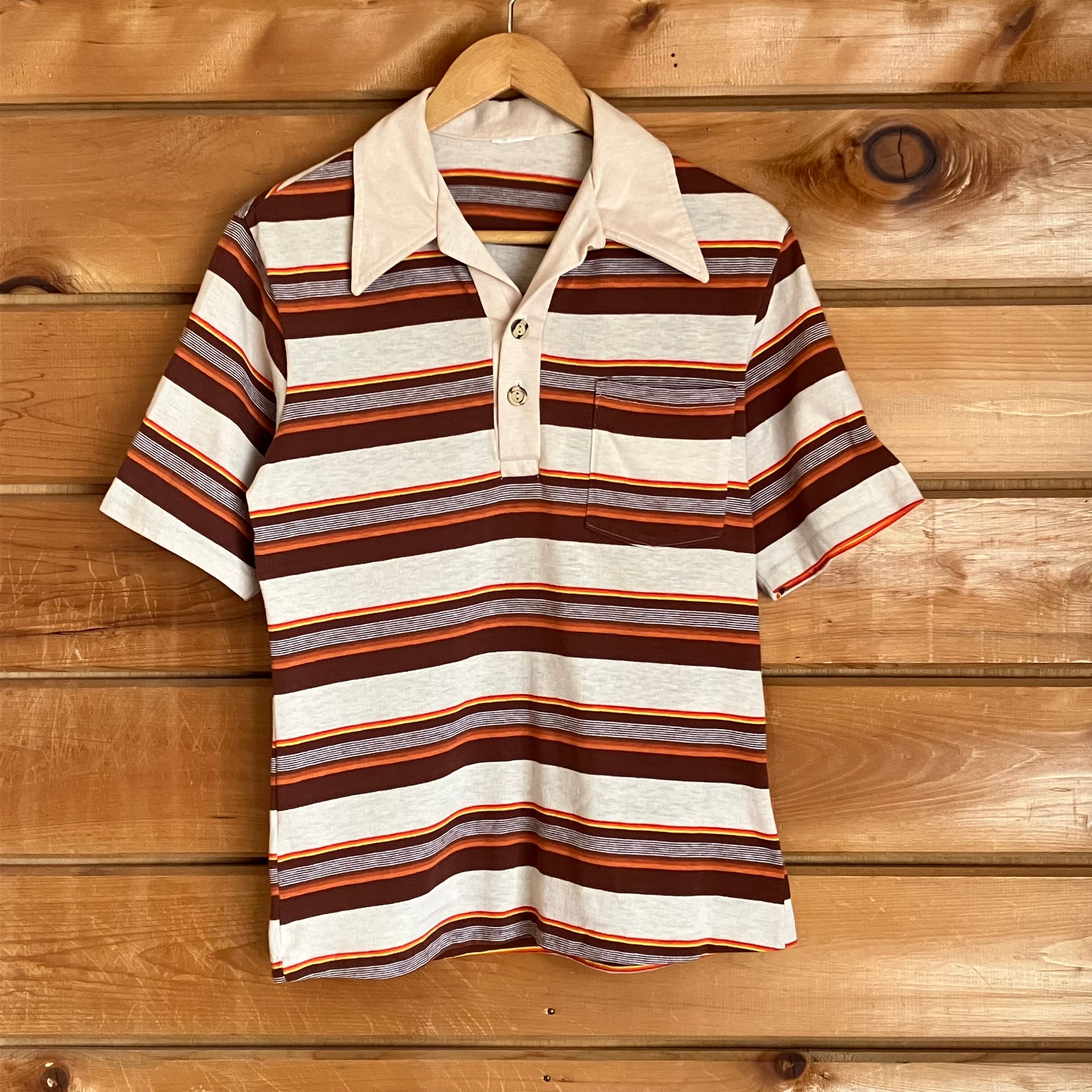 70~80s シングルステッチ ボーダー ポロシャツ | CORRINA CORRINA