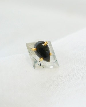 (SV)Beryl&Tourmaline pierced