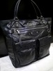 美品◆BALENCIAGAバレンシアガ CLASSIC SQUARE クラシックスクエア 大容量 A4対応 男女可 レザートート バッグ黒◆ ビジネスシーンにも対応♪