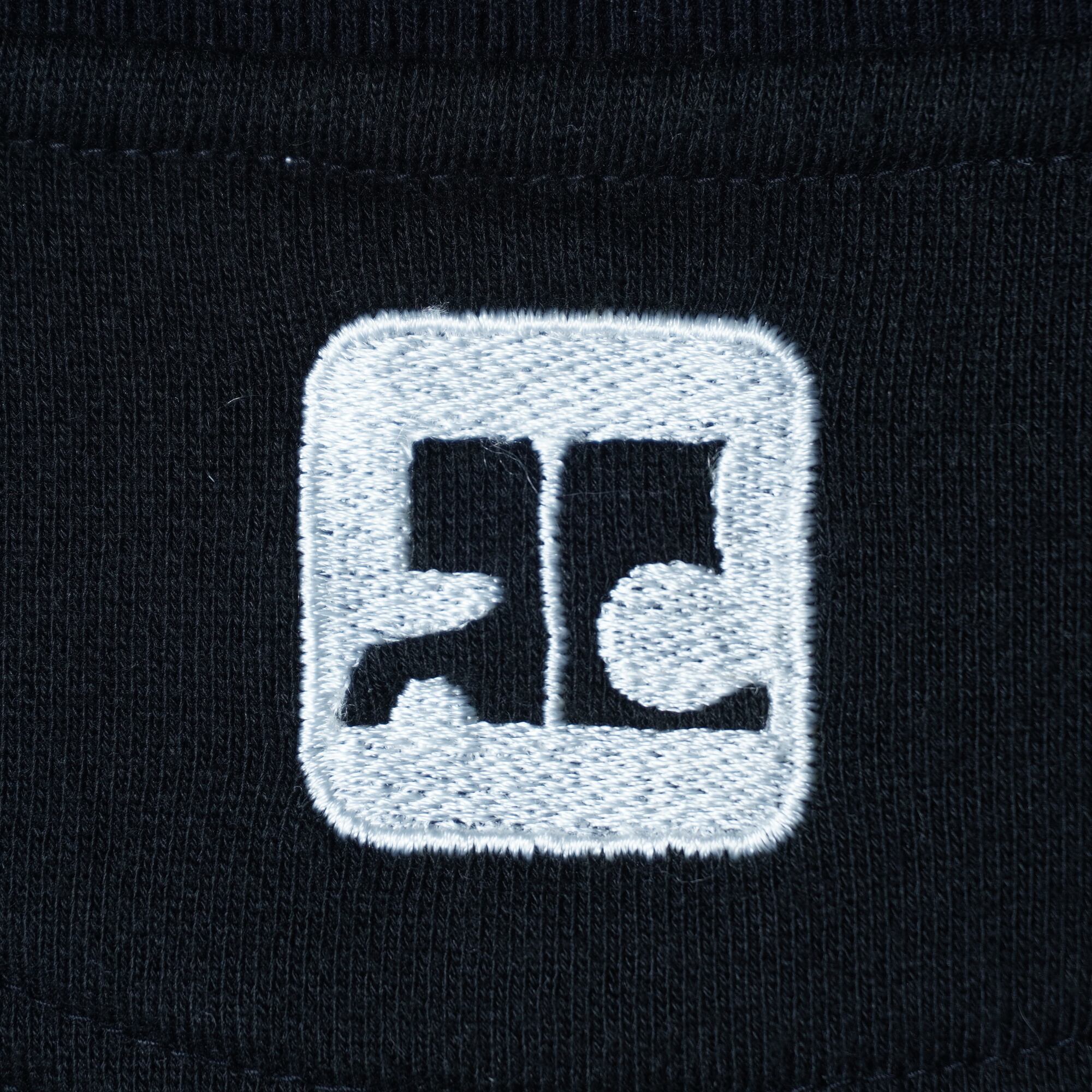 Courreges】クレージュ ロゴ刺繍スウェット black | MIXHIVE