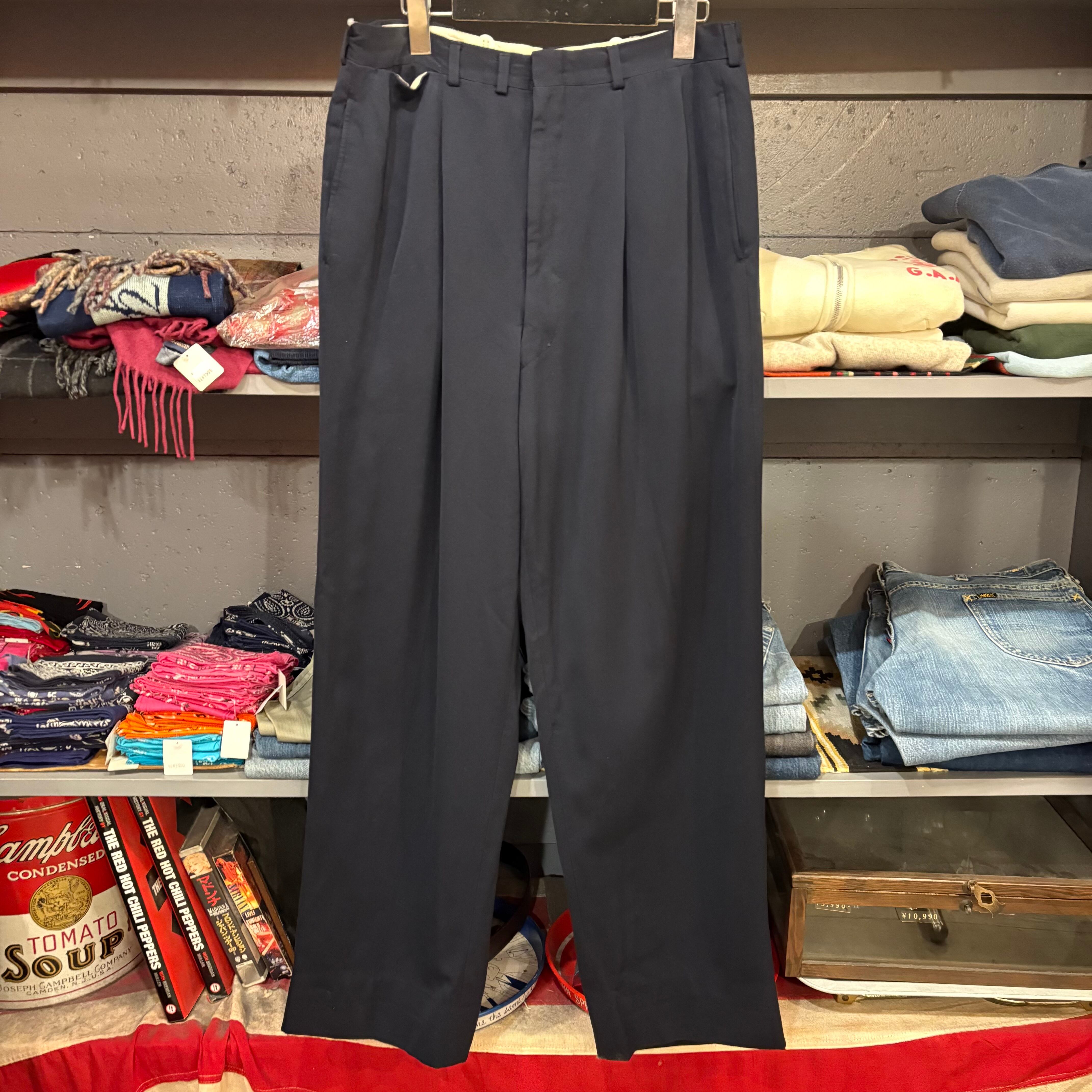 50-60s Vintage Wool Gabardine Slacks | VOSTOK