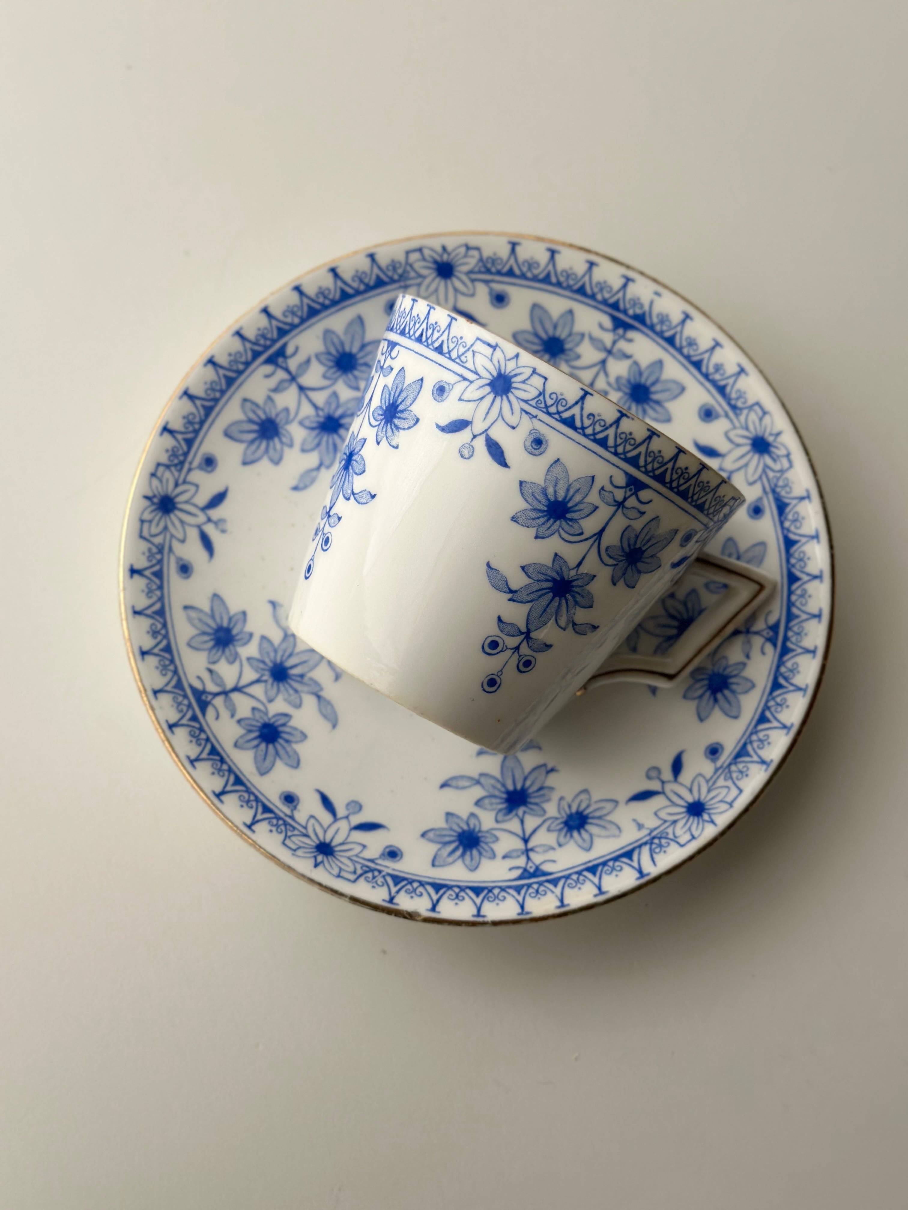 Wileman ワイルマン / ブルー小花のcup&saucer (b) | VIRON antique