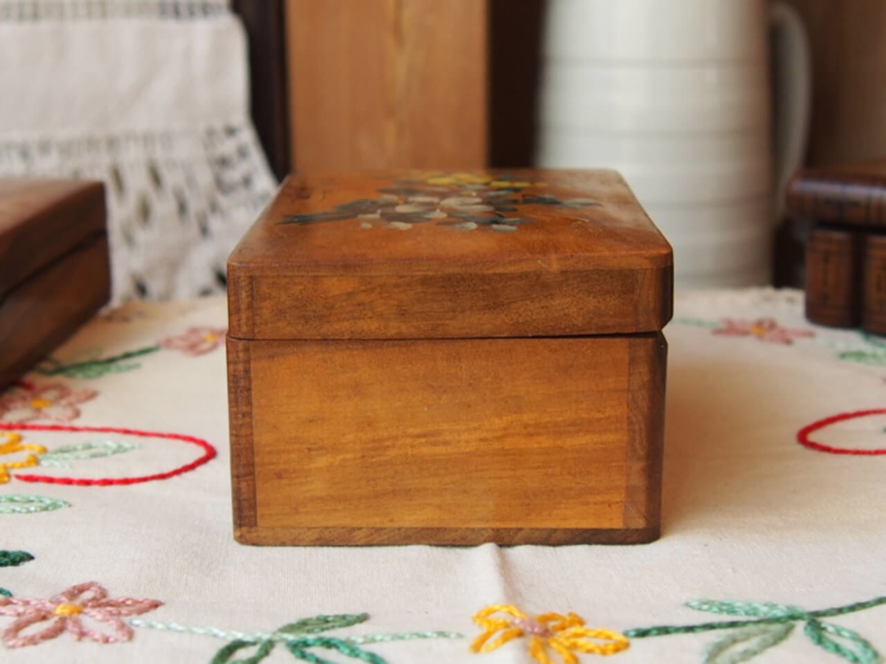 モシュリンヌの木箱(スミレとミモザ) | Bonny Bee