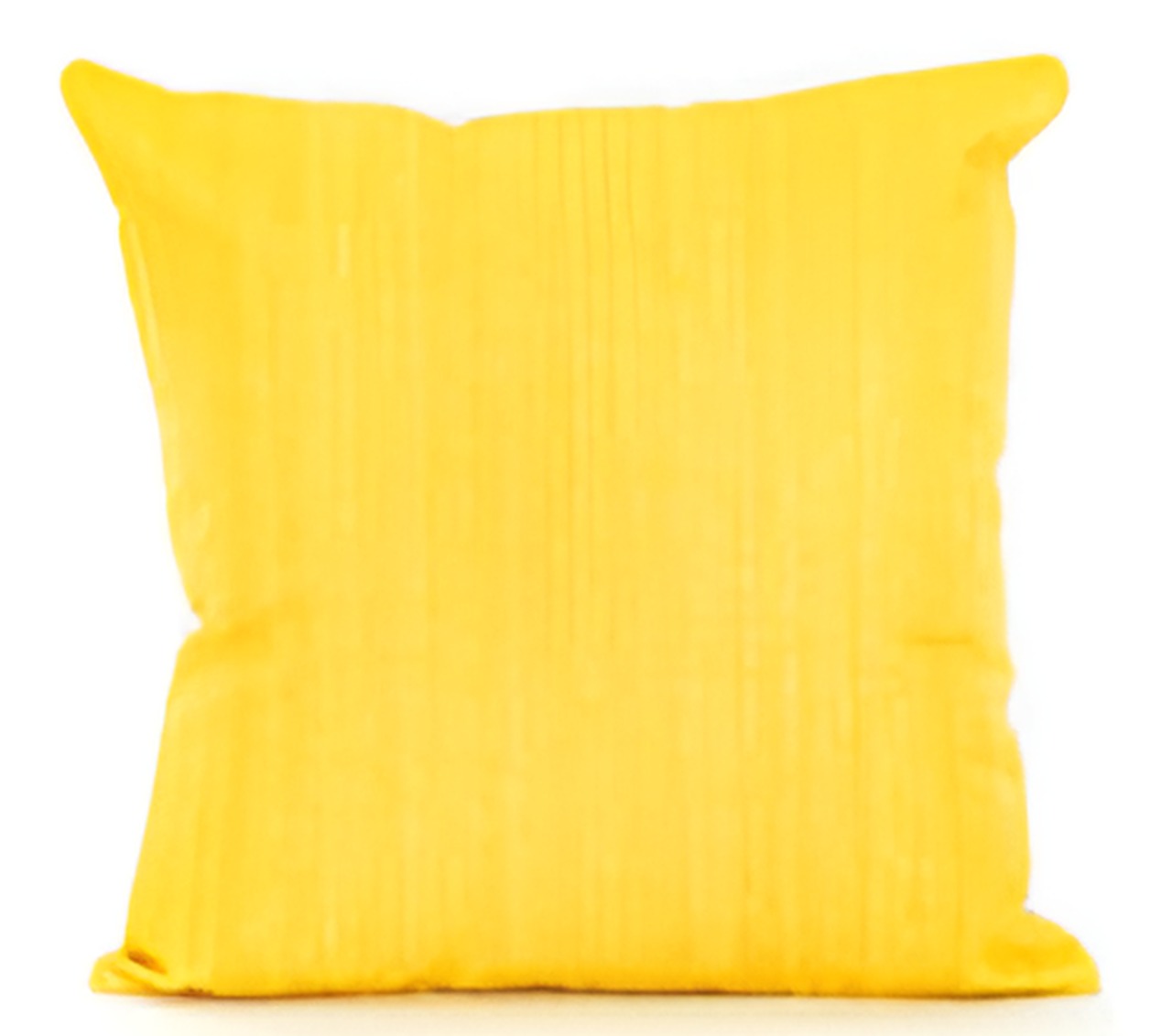 【天然繊維】伝統的織物のクッションカバー･Gold Yellow150