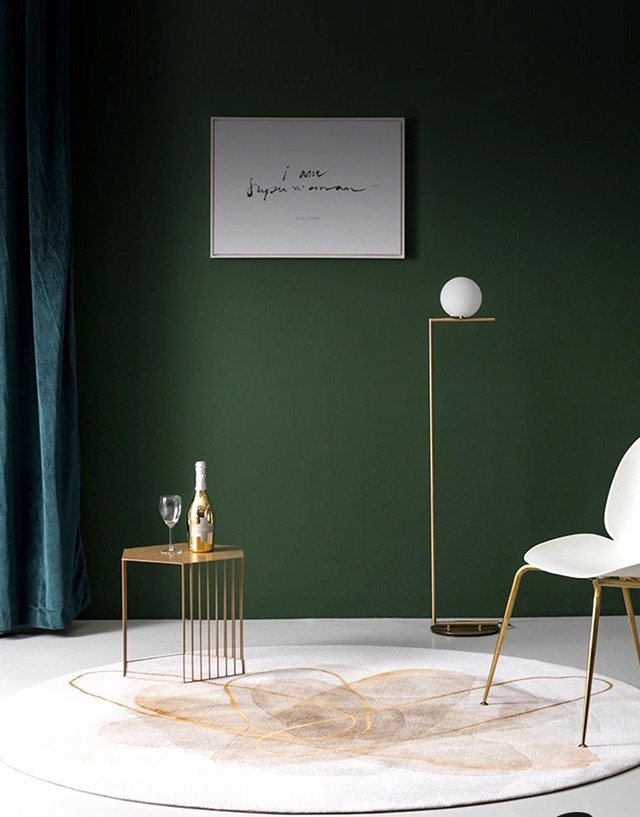 Abstract color painting design carpet/アブストラクトカラーペイントカーペット【100120cm】 HelloHome