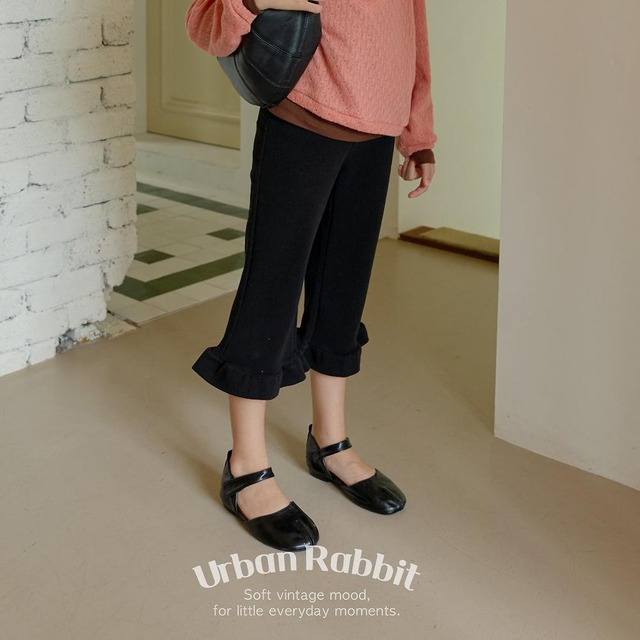 【2点送料無料】«予約»«ジュニアサイズあり»«Urban rabbit» フリルパンツ 2colors