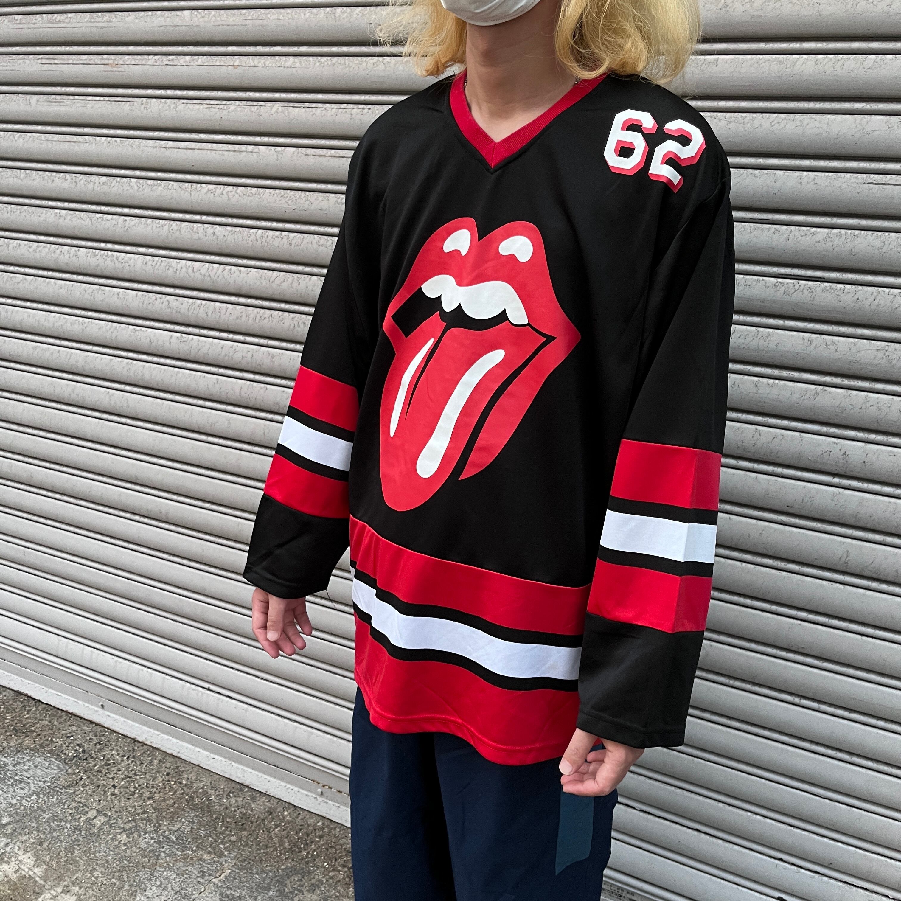 THE ROLLING STONES ローリングストーンズ ゲームシャツ 黒 M | 古着屋 Uan