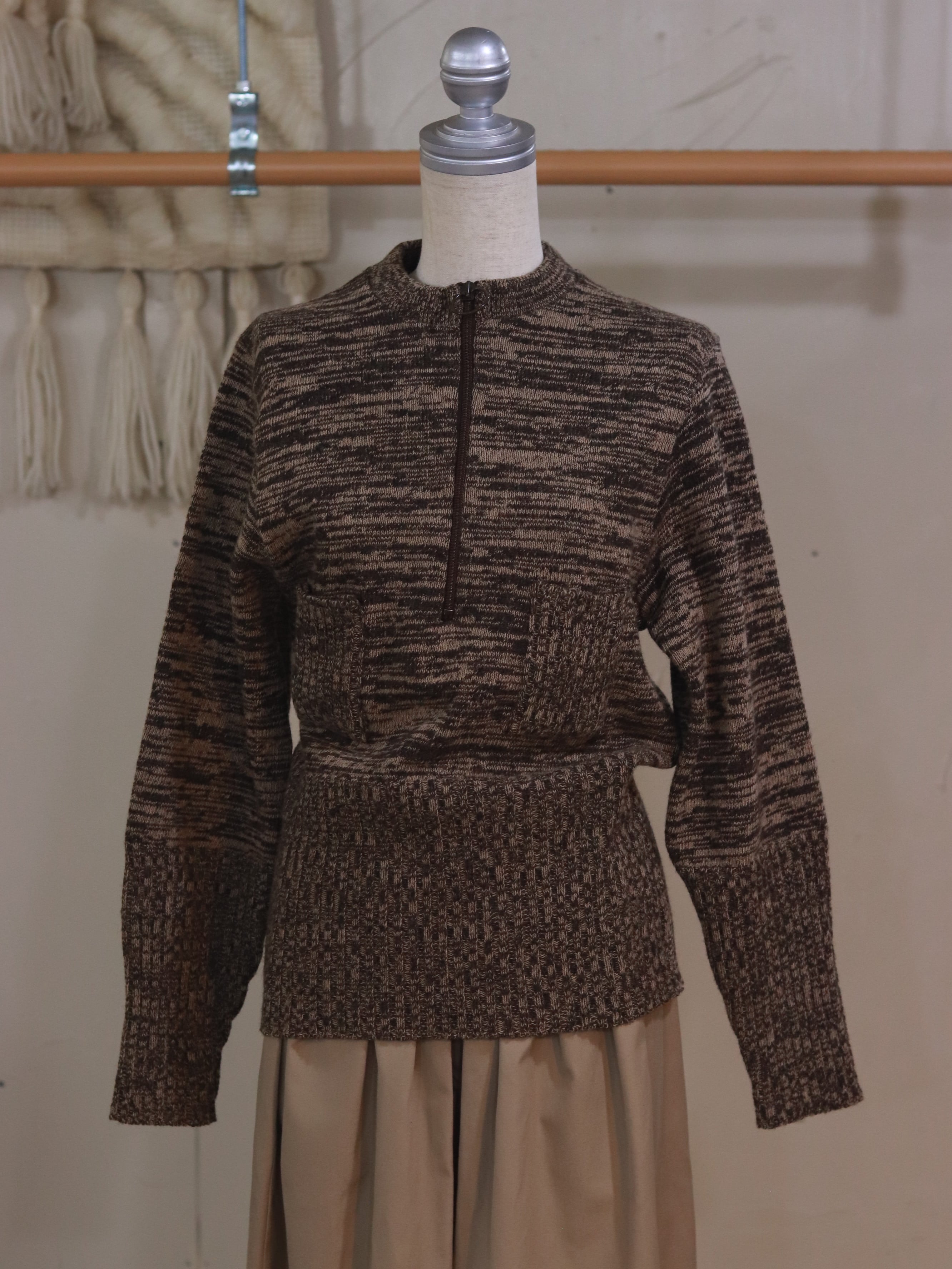 STRATUM HALF ZIP KNIT