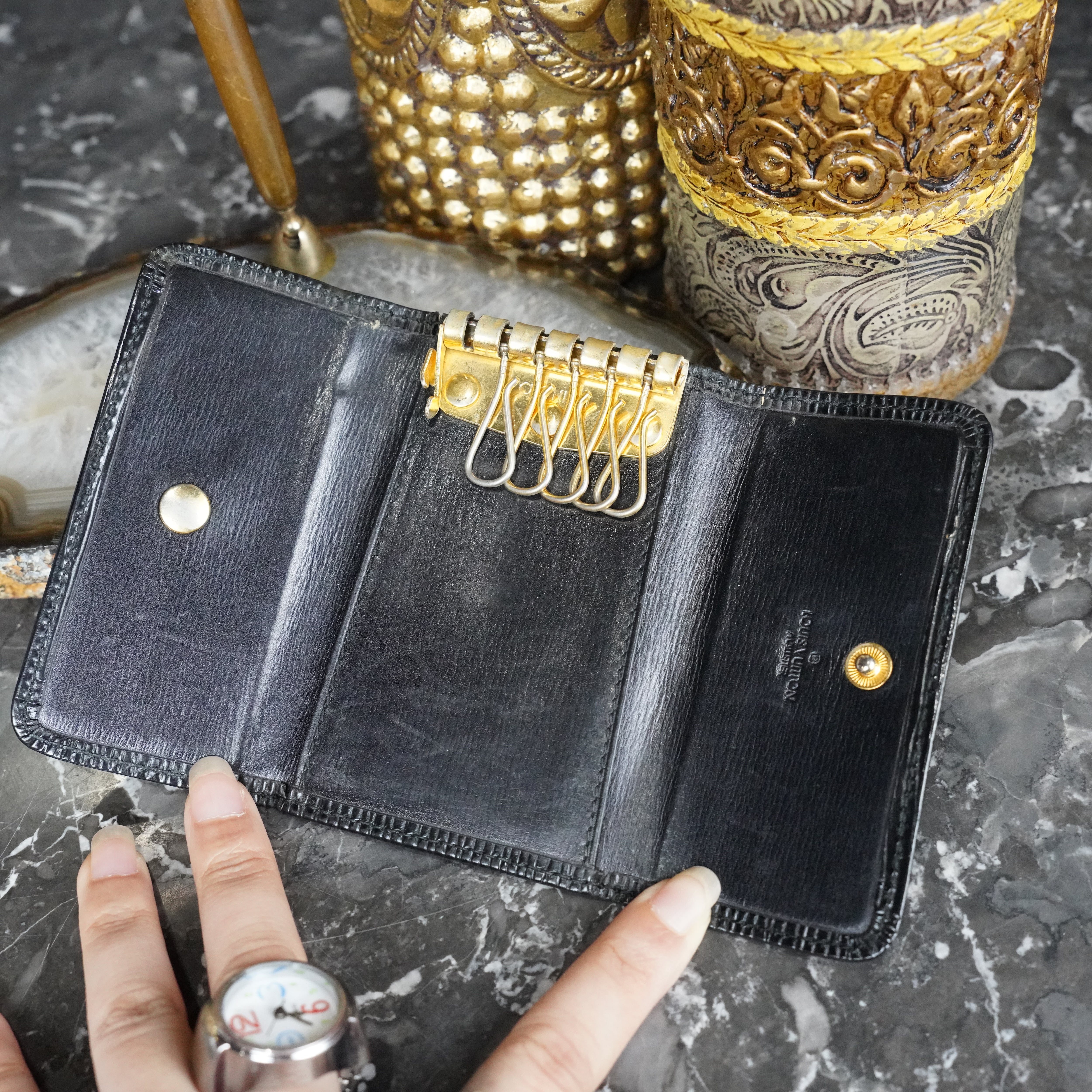 LOUIS VUITTON M63812 EPI LEATHER KEY CASE/ルイヴィトンエピ