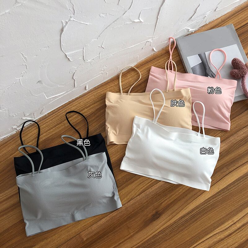 クレセントシティ2020新しいスリングチューブトップ女子学生オールマッチラップチェストボトミングスチールリングブラなし クレセントシティ88141146976