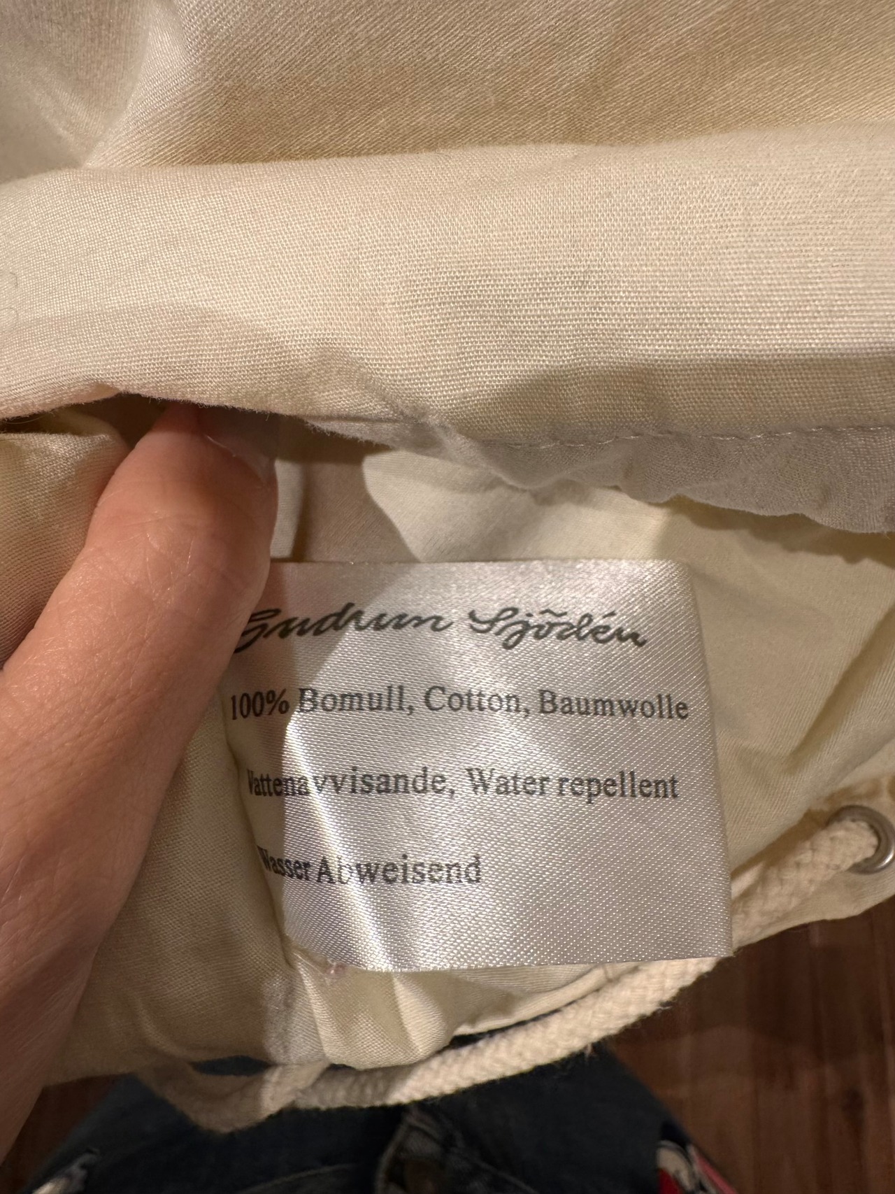 Gudrun sjoden フーディジップアップアノラック