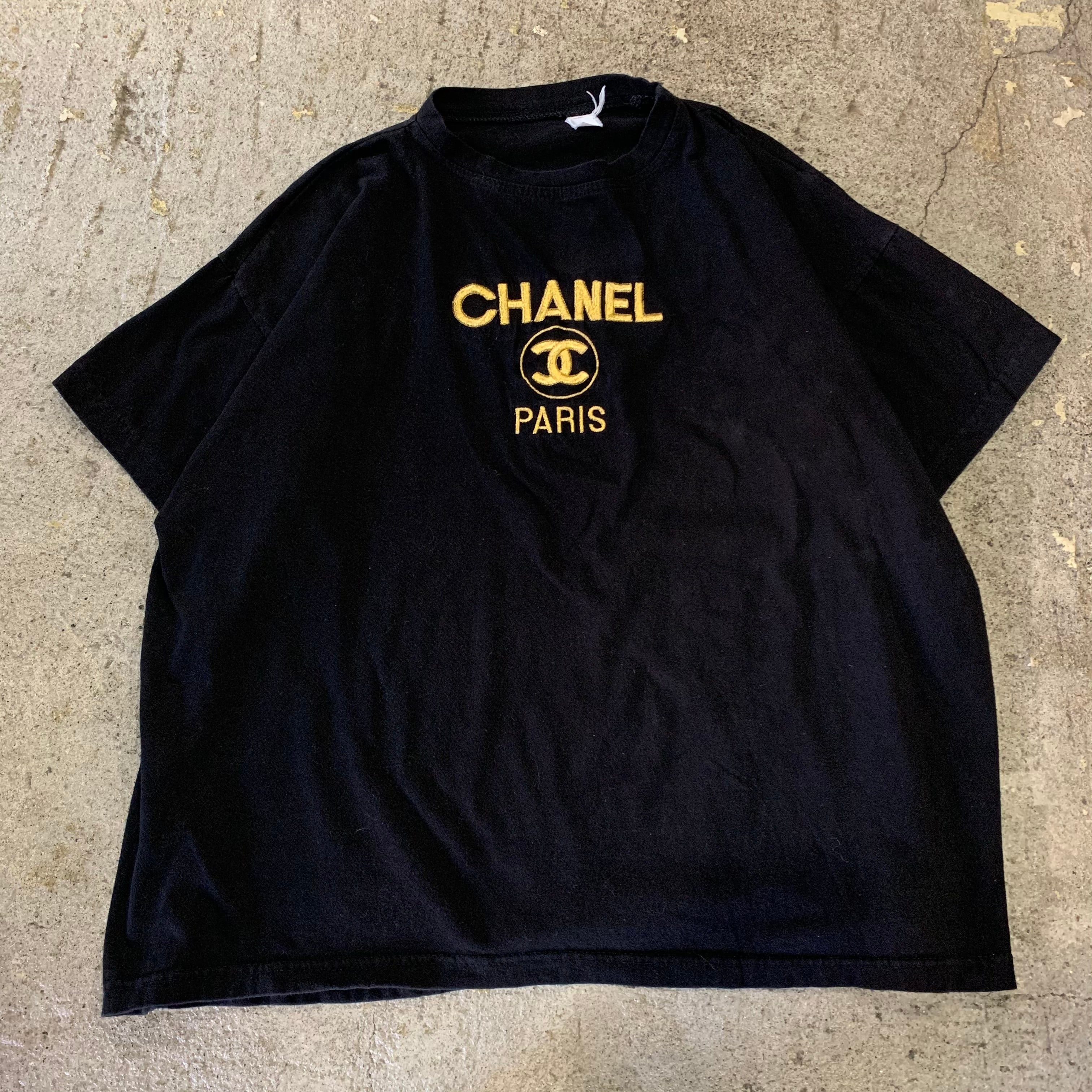 Vintage Bootleg Chanel T shirt (grey) circa 1980s- Size S-2XL