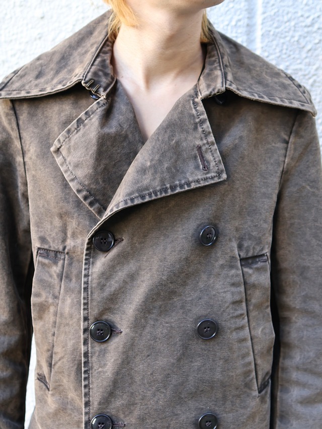 【zucca】compact double pea coat