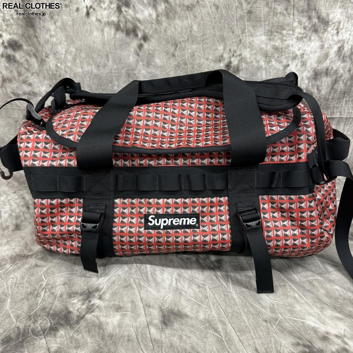 Supreme×THE NORTH FACE/シュプリーム×ノースフェイス【21SS】Studded Small Base Camp Duffle  Bag/ダッフルバッグ 42L