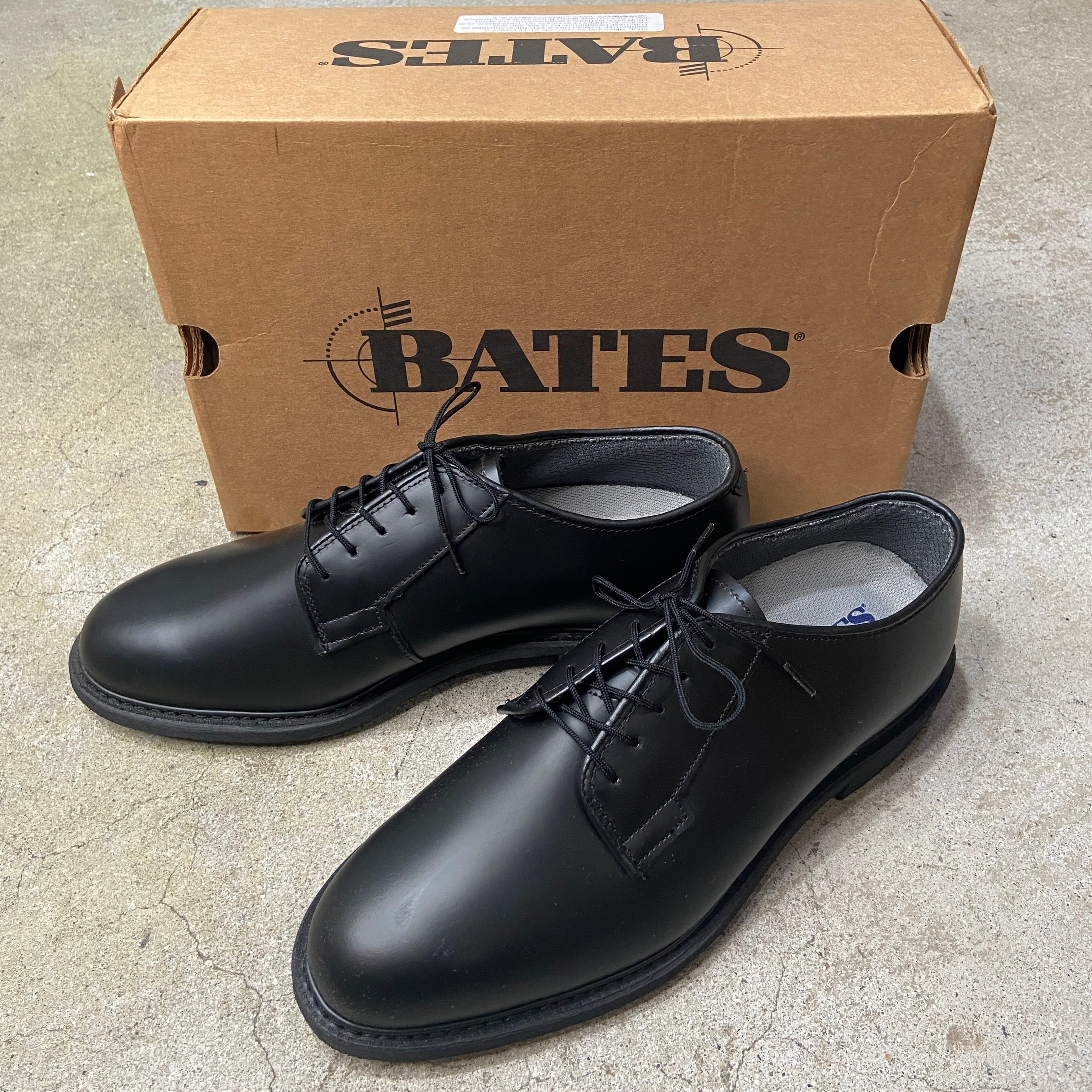 送料無料』箱付き新品未使用品 BATES ベイツ US NAVY サービスシューズ 