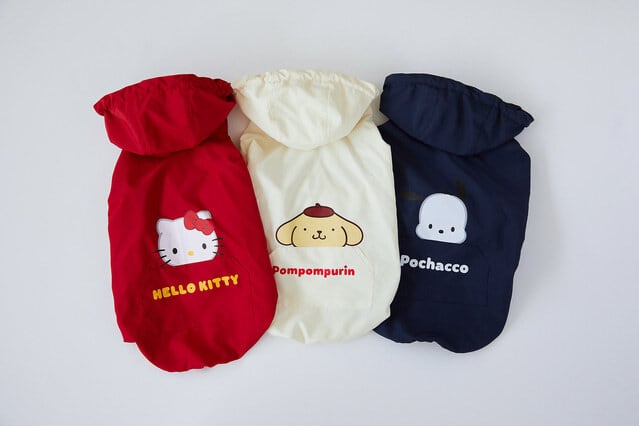 MEANINGLESS 犬服 耳フード付き フリースコート Lサイズ 2点セット