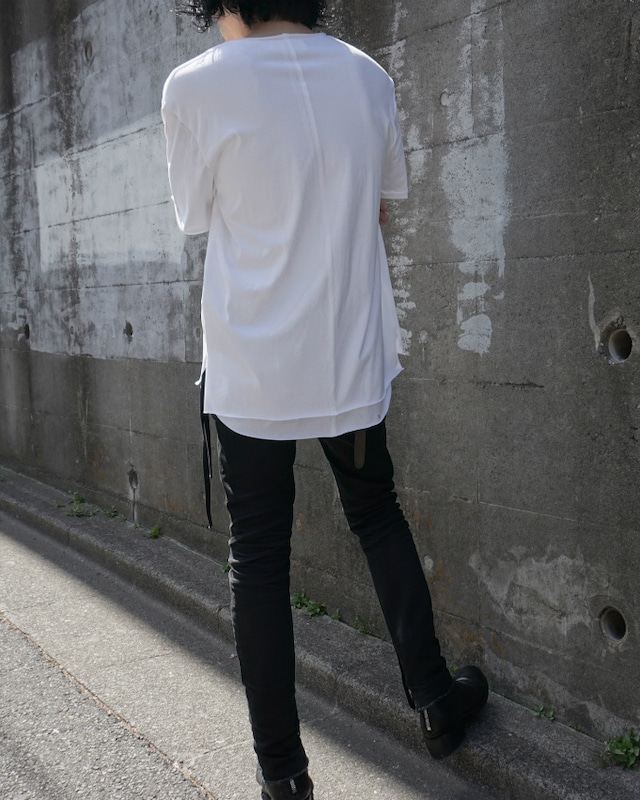 25SS ASKYY / LAYERED CUTSEW C-NECK / REGULAR
