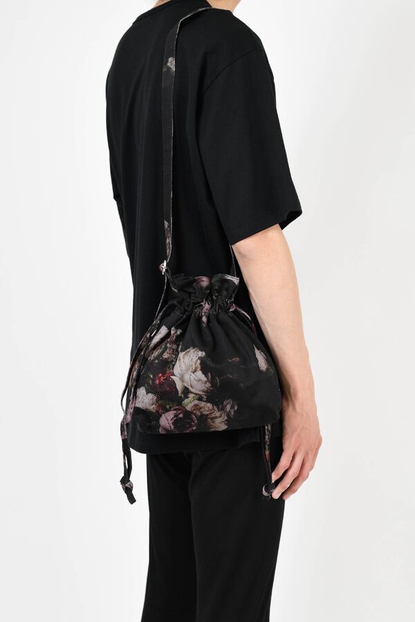 LAD MUSICIAN】PAINT FLOWER MINI DRAWSTRING BAG | MUKU-AN