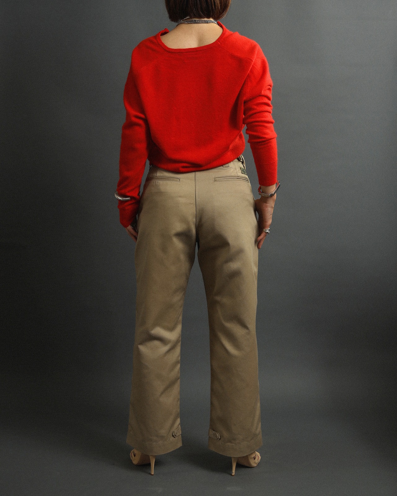 1960's Red / Knit Cardigan