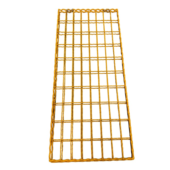 スラブロード　折り畳み式 AR-4192  AR4192W450mm×L1000mmから2000mm 1枚　スラブ鉄筋上での歩行、敷設、片付け、荷揚げに メッシュ板　メッシュマット ARAO（アラオ)　スラブ鉄筋上での歩行用　折り畳み式　メッシュロード