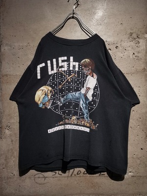 【Caka】"RUSH" "Roll The Bones" Tour 90's Vintage Loose T-Shirt