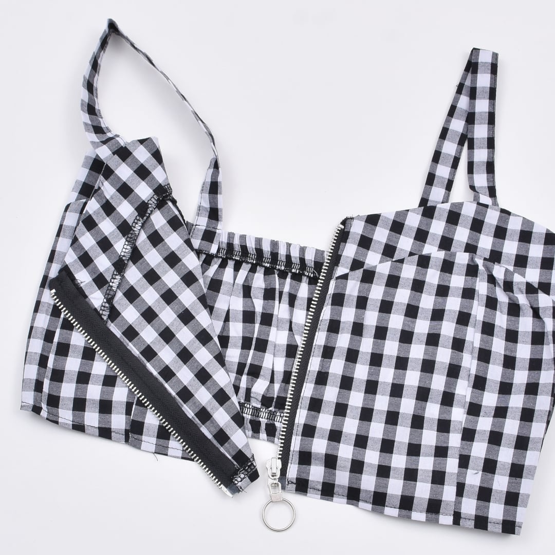 2点セット ギンガムビスチェ セットアップ | VOLCAN&APHRODITE