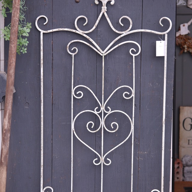 mondimanche フェンス　アンシャンピック　UF521｜お庭や壁のアクセントに　壁につけてお花を飾れる