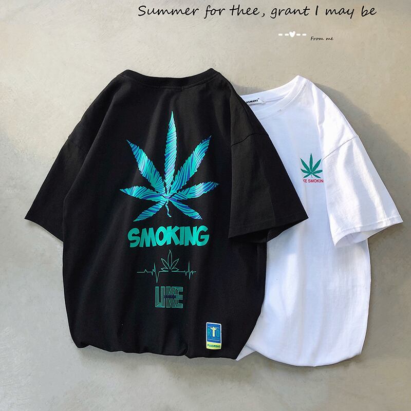 全2色 Tシャツ カットソー プリント カジュアル シンプル