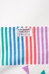 Marimekko abstract geometric cotton scarf