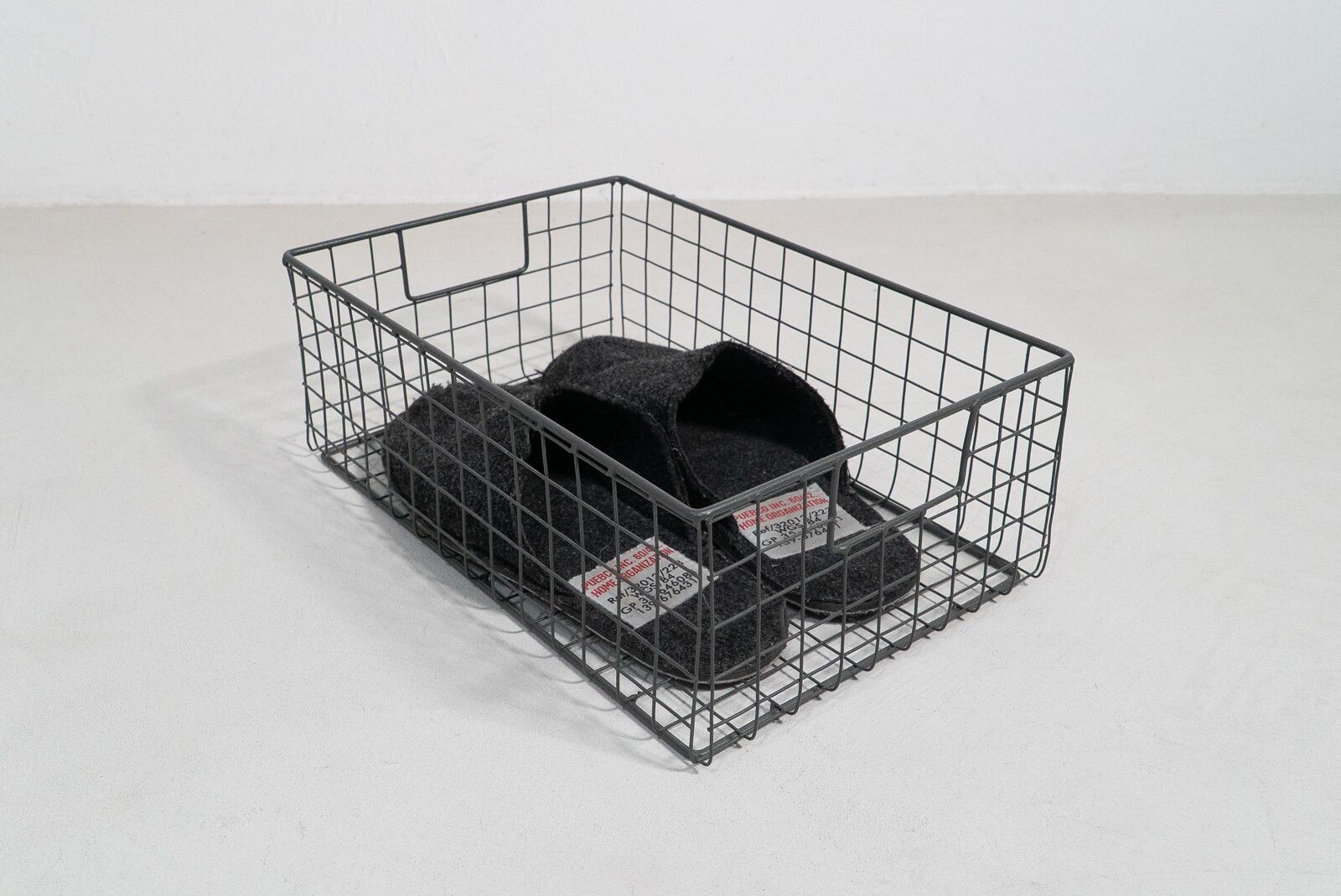 WIRE BASKET SHOES BOX Medium/PUEBCO/プエブコ/かご/シューズボックス