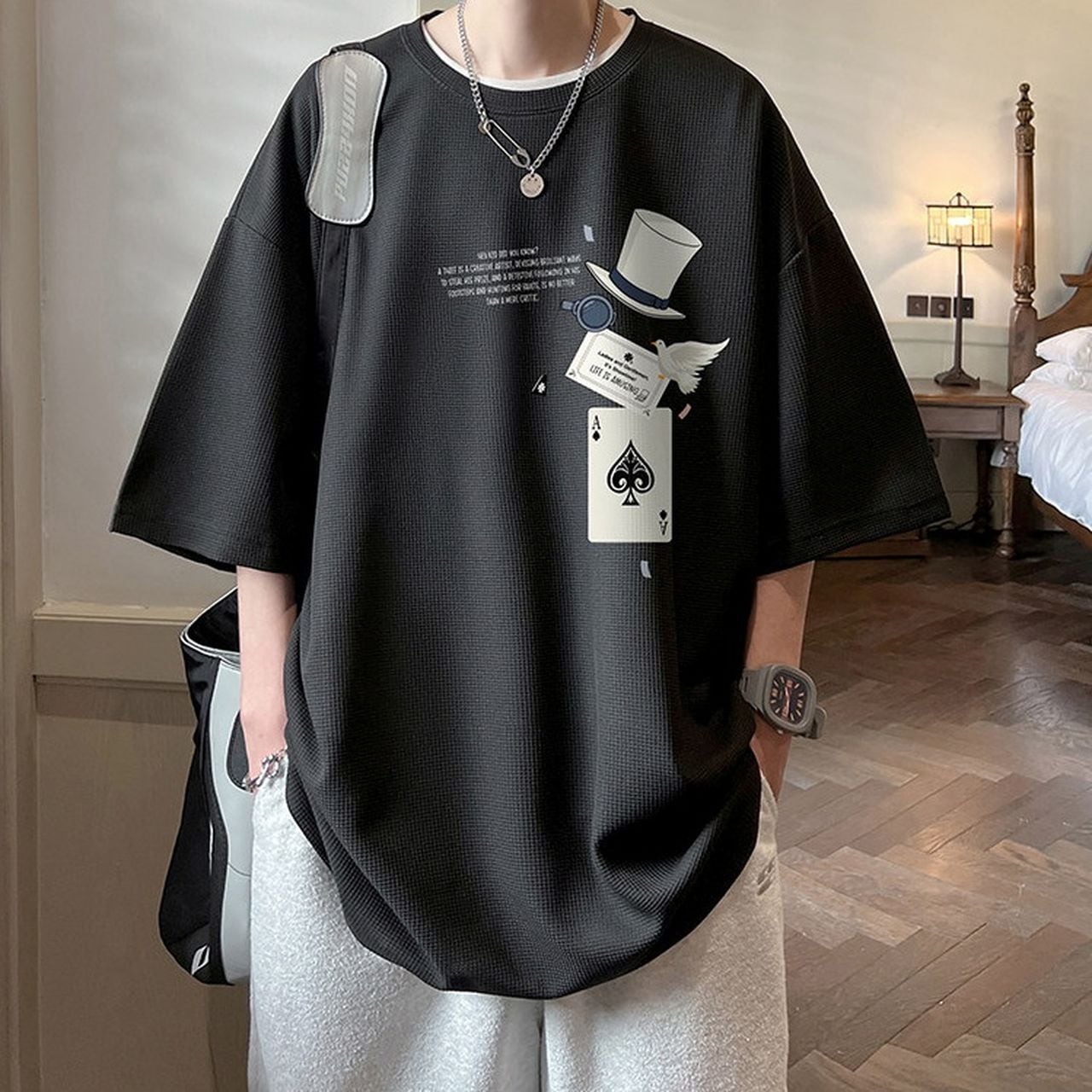 American-style short-sleeve T-shirt(MT1584)