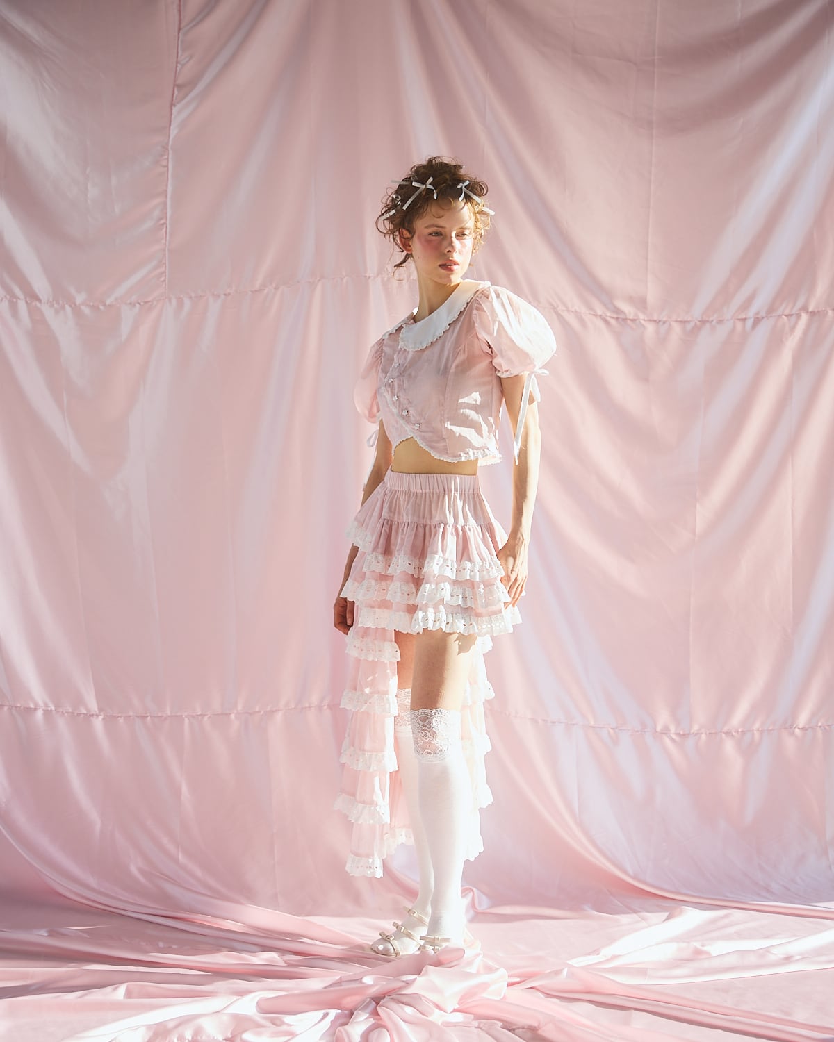S/S アシンメトリーブラウス | lilLilly official webstore