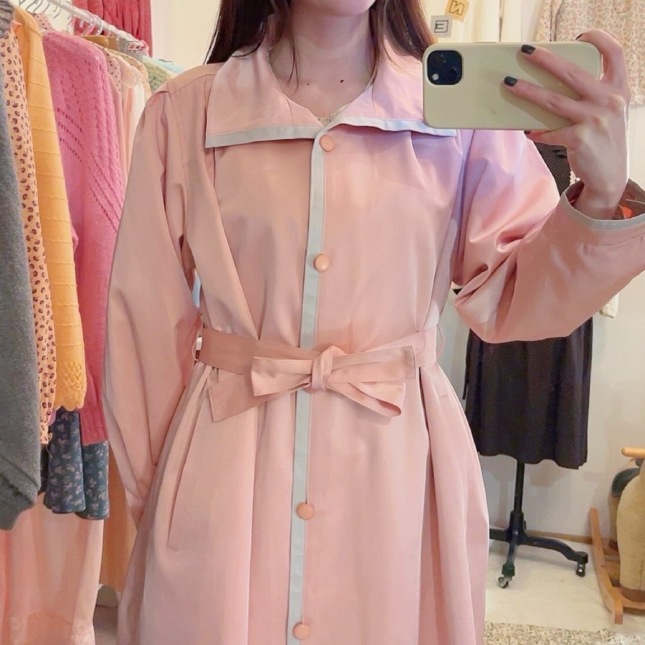 SANYO / blossom pink spring coat