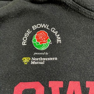 【NIKE】アメフト ローズボウル rosebowl ロゴ プリント スウェットパーカー フーディー カレッジ S ナイキ スウッシュ US古着