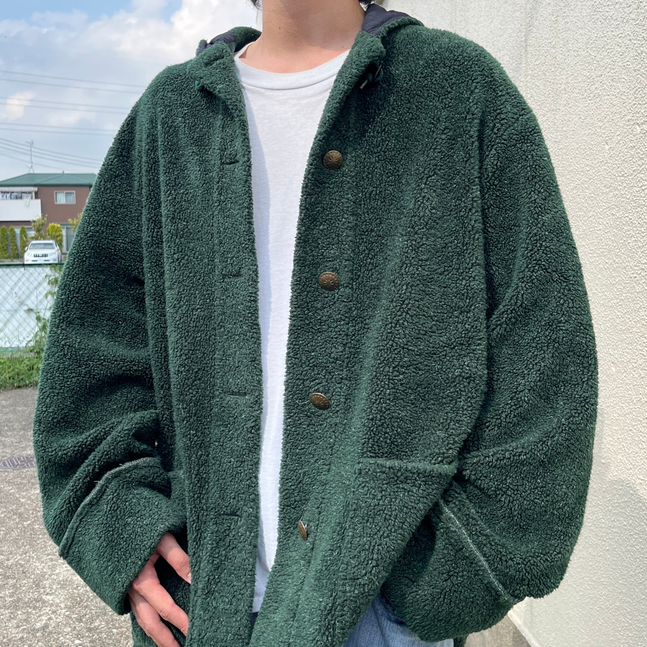 ☆90s WOOLRICH ウール アニマル柄 ベスト USA アメカジ