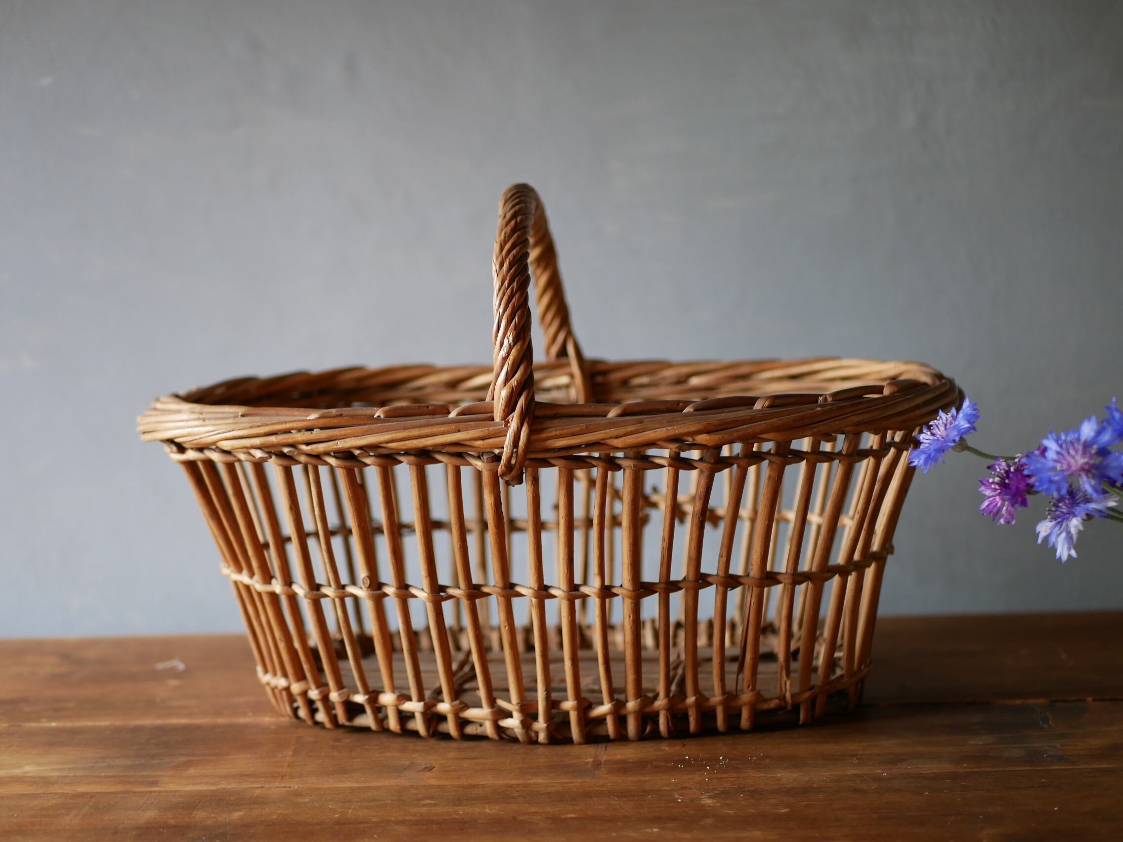 フランスアンティーク 素敵なパニエ ブロカント