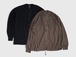Men’s BATONER”RAMIE WOOL CREW NECK CARDIGAN”
