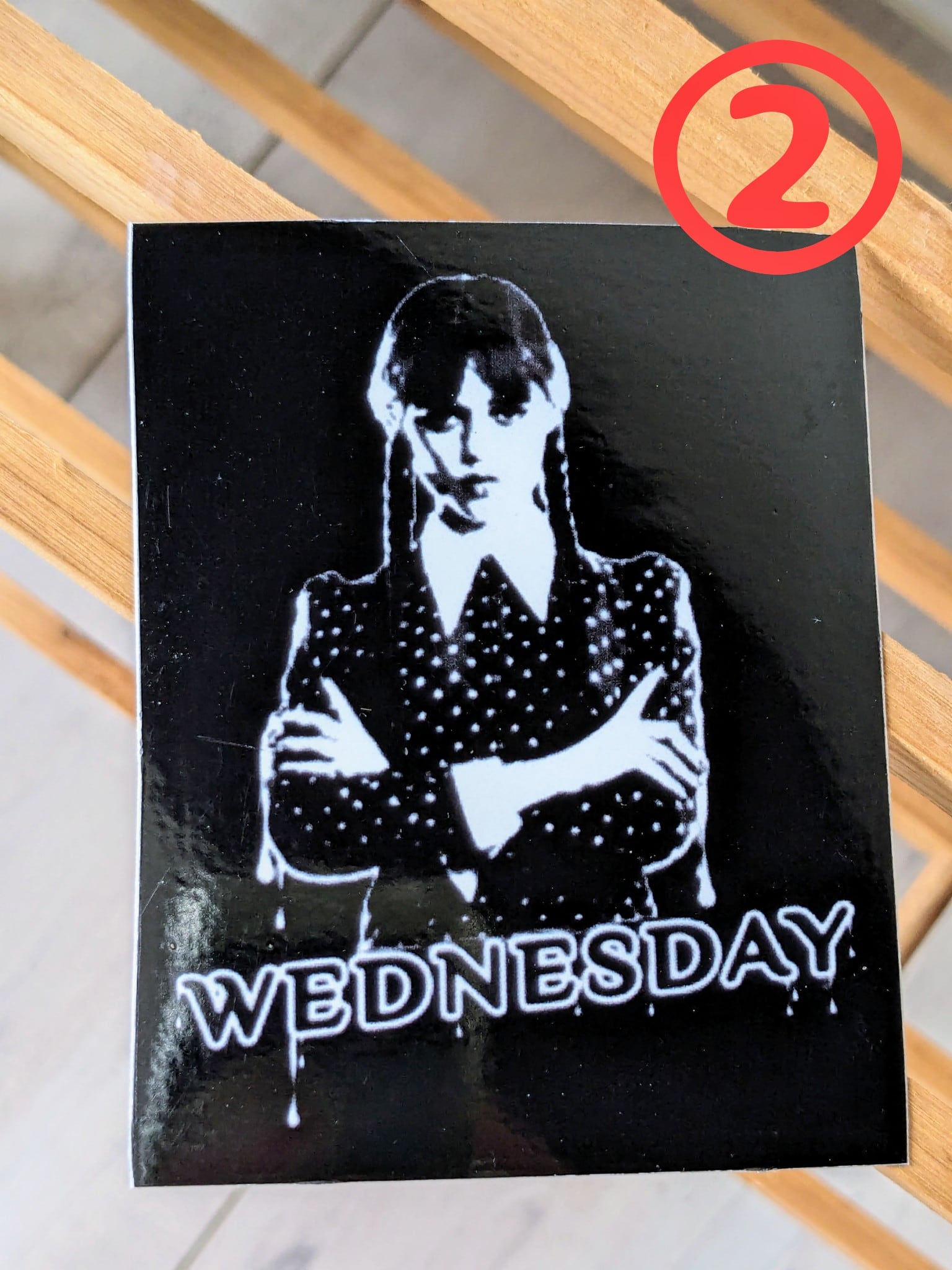 送料無料!!【ウェンズデー(Wednesday)★ ステッカー】各種〚アメリカン雑貨 アメトイ〛