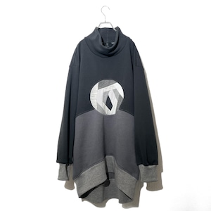 Tneck-PO Long ◯ (dark grey/grey)