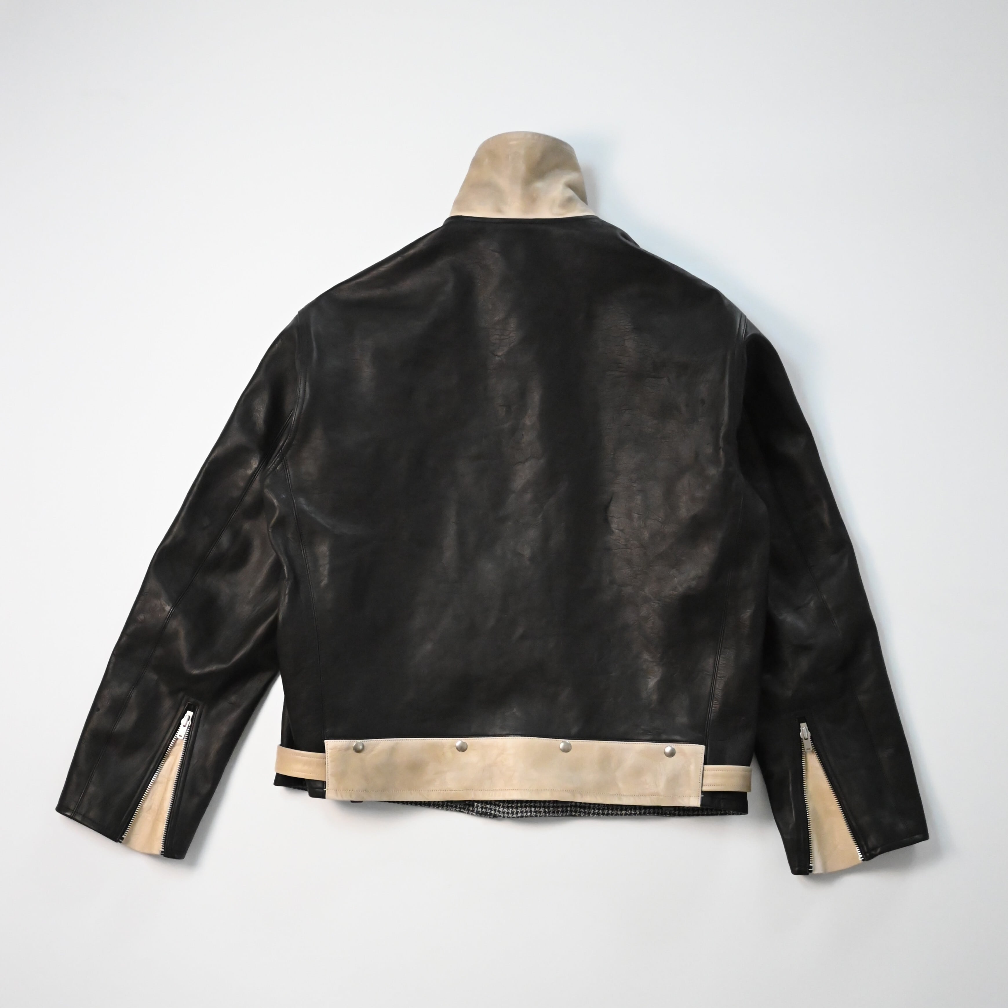 OLD JOE / PATINA HORSE-HIDE PERFECTO JACKET (Two-Tone) | GANKO