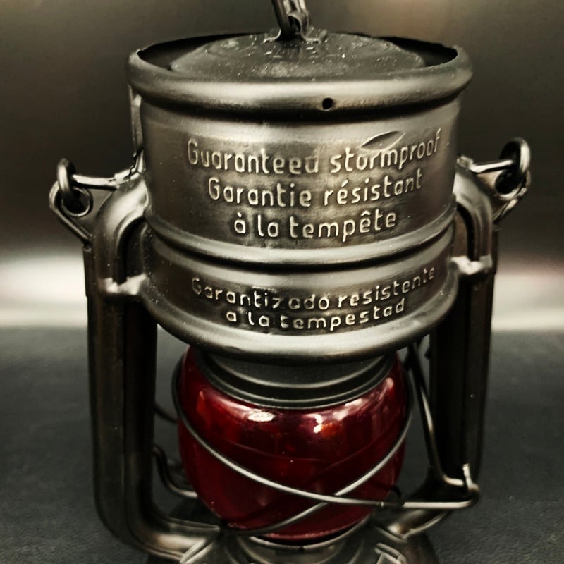 ★AUERガラス Feuerhand 176 DBP Spec ランタン タグ付 FEUERHAND 176 stk DBP a. 1950's auer red glass | Oldman's lantern