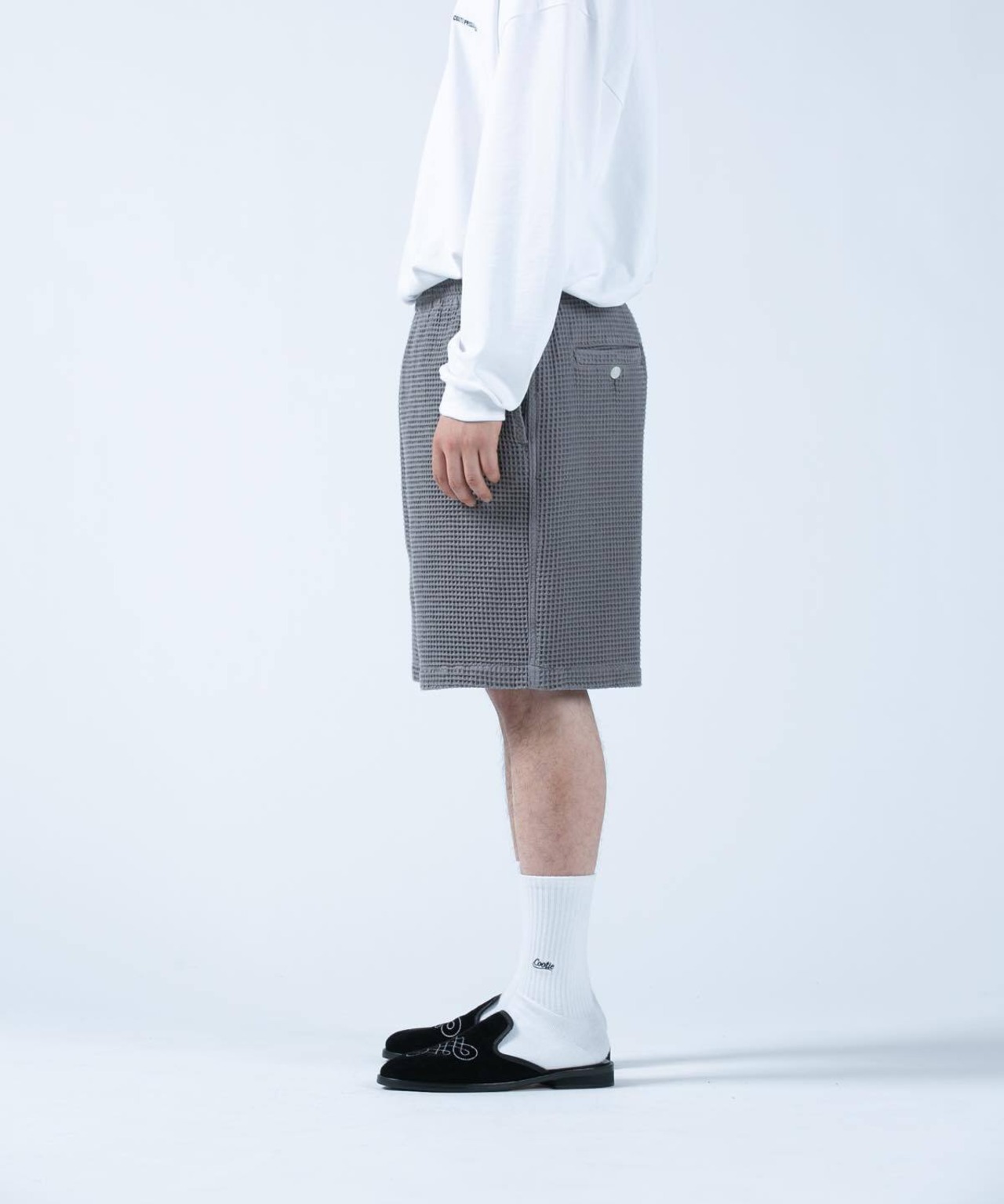 Big Waffle Easy Shorts - Gray -