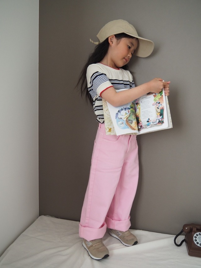 【2y-6y】maed for mini  23ss　/　パンツ　ピンク　PINK PANTHER