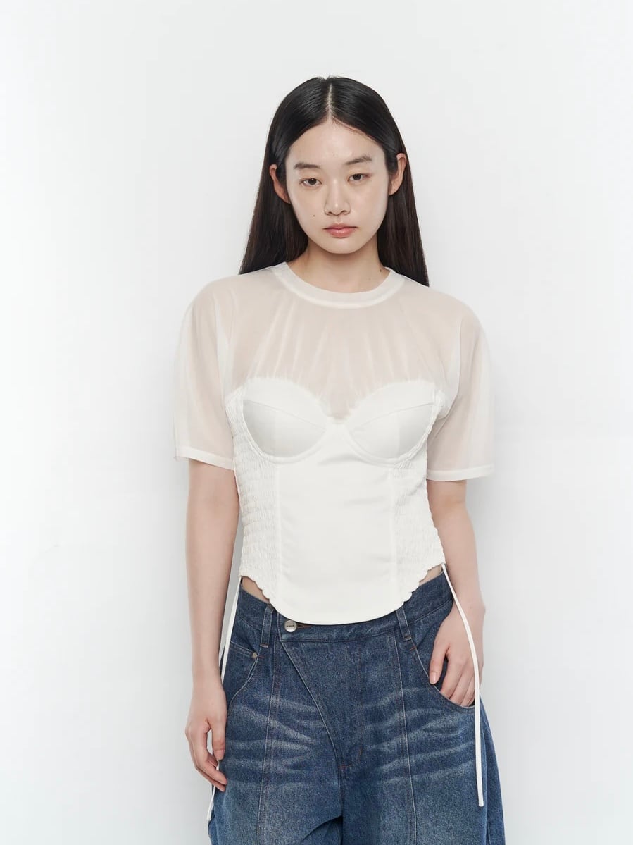 26SS】POOLDE プールデ / シアートップス 半袖 / CLOUD TEE | TRENT online