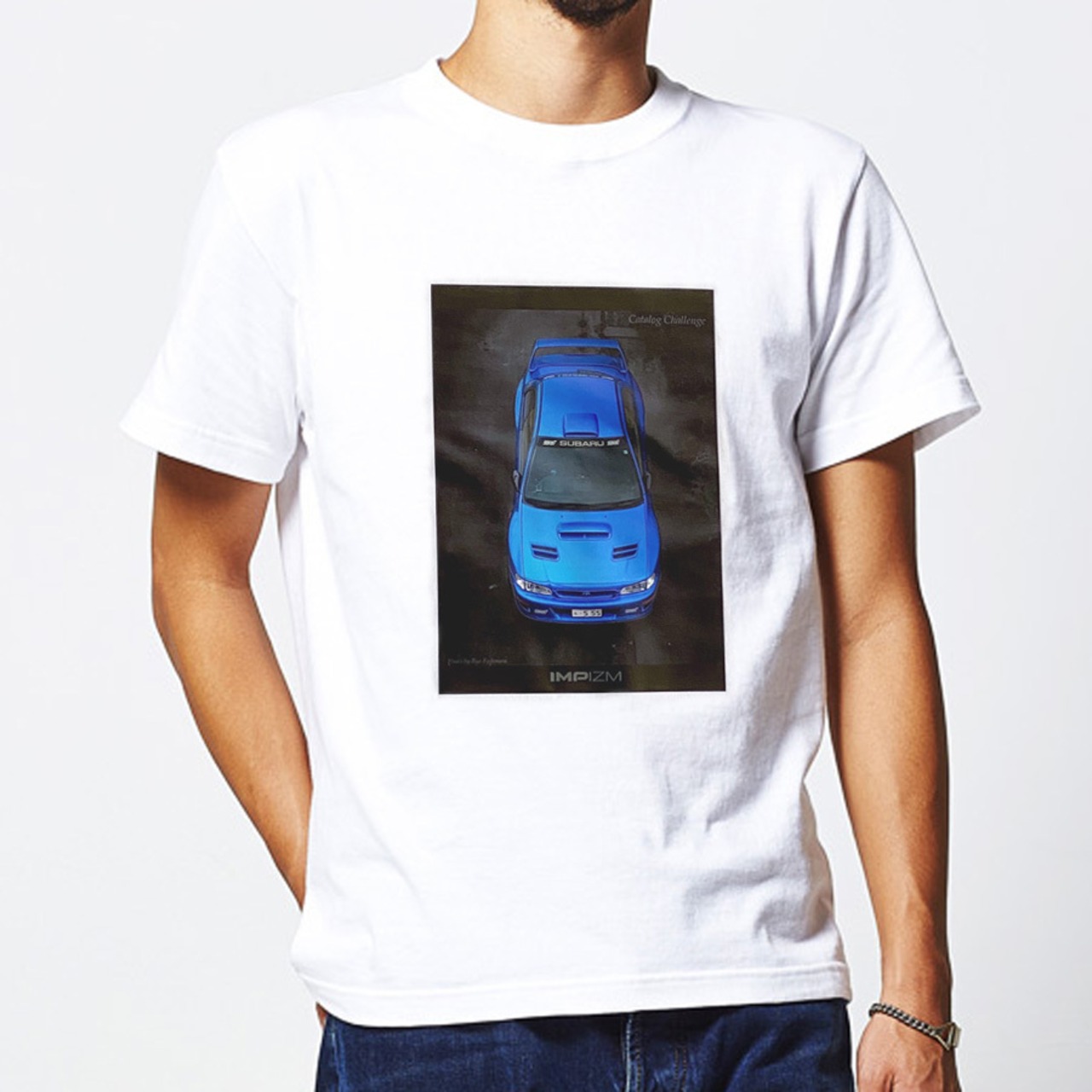 Tシャツ [カタチャレ]『IMPIZM』／White