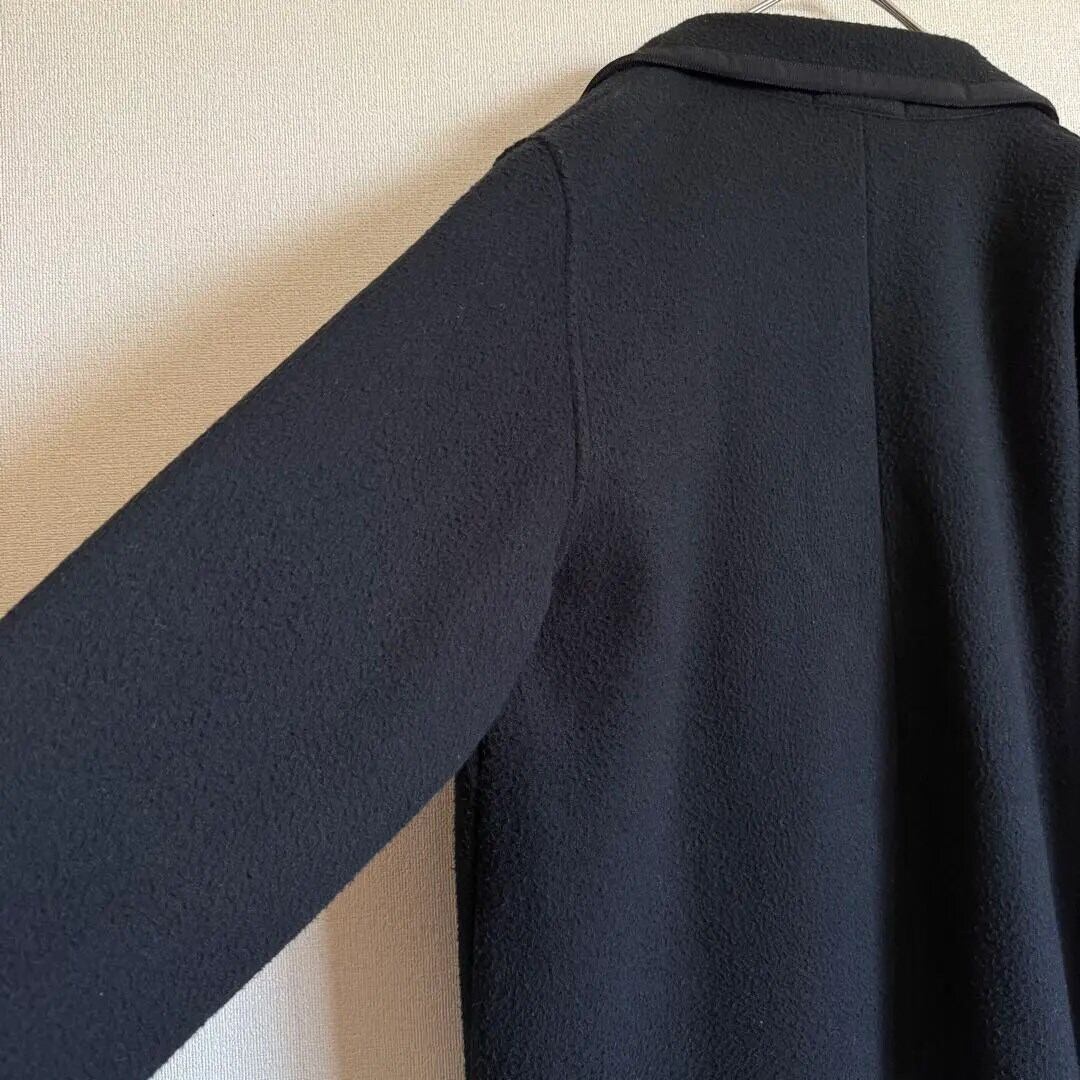 フェラガモ★ガンチーニ金具★フリースニットコート★ブラック フェラガモ☆ガンチーニ金具☆フリースニットコート☆ブラック