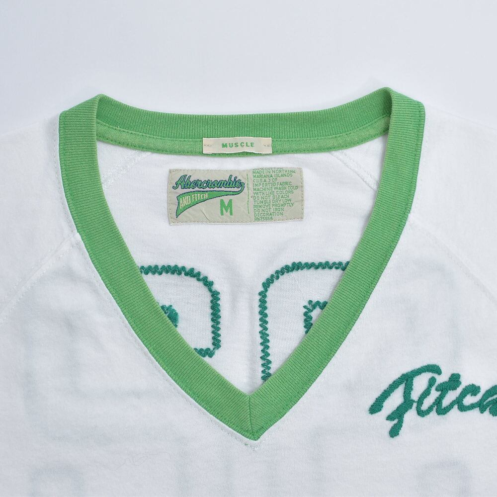 90s Abercrombie & Fitch アバクロ ナンバリング フットボールTシャツ